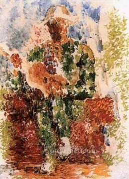  1916 Oil Painting - Arlequin a la guitare1 1916 Cubists
